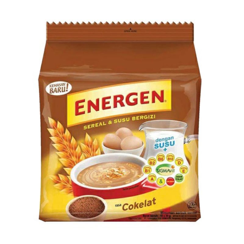 

Energen coklat vanilla isi 10pcs