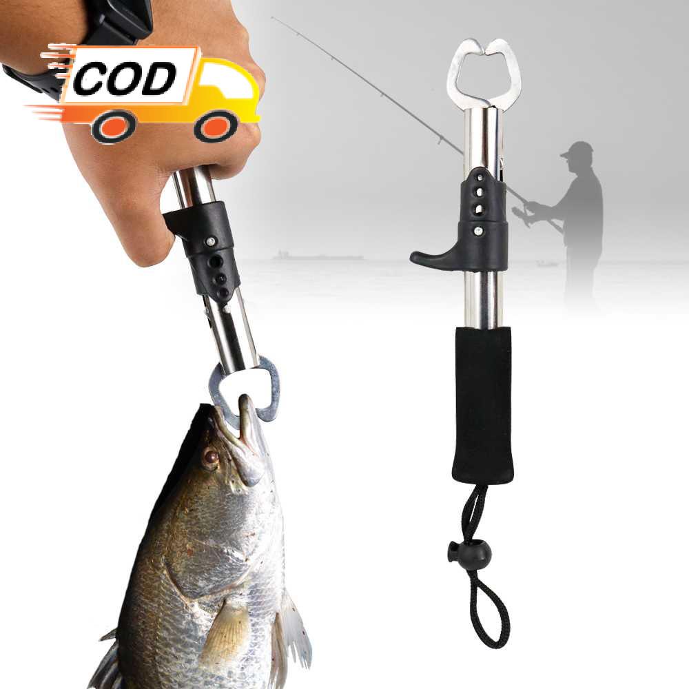 Alat Penjepit Rahang Mulut Ikan Fishing Gripper Memegang Hasil Pancingan Lebih Kuat Bahan Stainless 