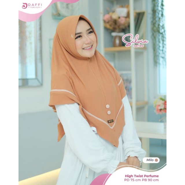 Bergo silvia by Daffi/ hijab instan silvia/ daffi silvia