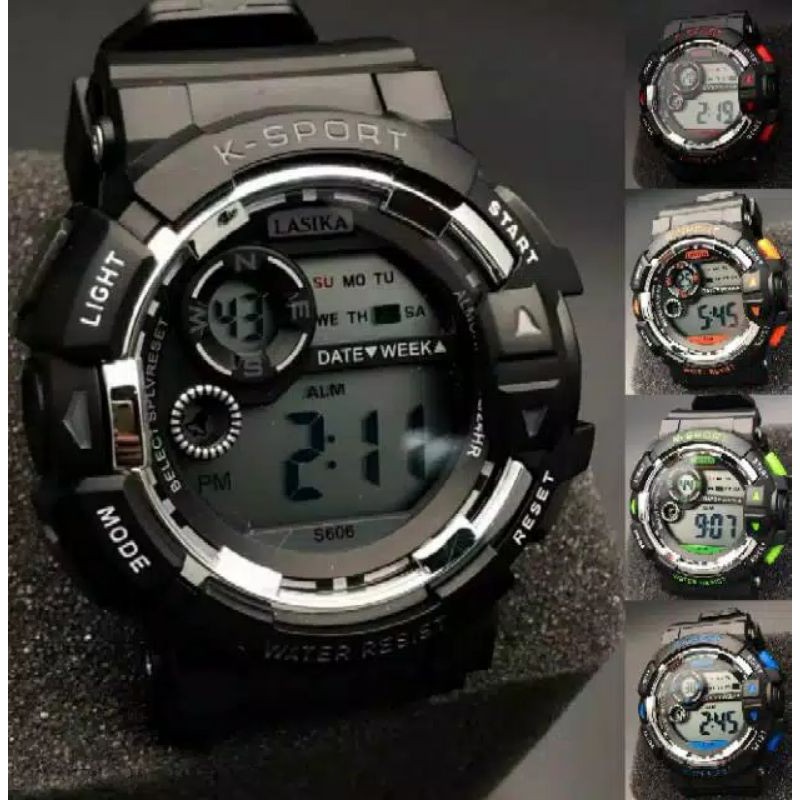 LASIKA JAM TANGAN ORIGINAL SPORT ANTI AIR