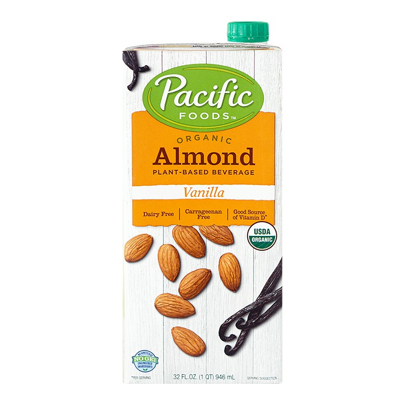 

Pacific foods milk organic almond vanilla 946ml