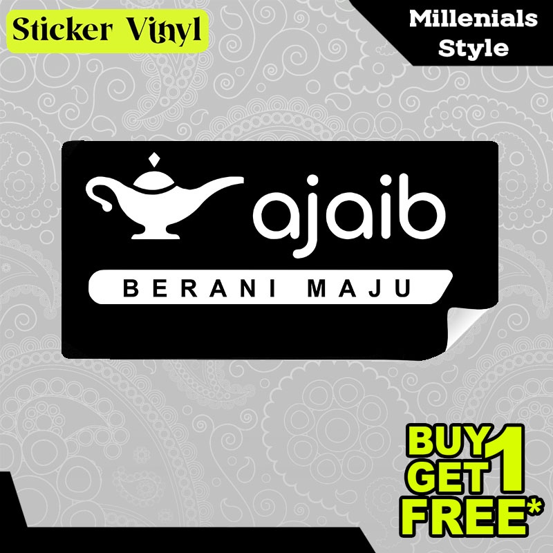 

Stiker Sticker Ajaib Investasi Berani Maju Tulisan Kalimat Keren dan Inspiratif Aesthetic Bahan Vinyl Satuan Anti Air