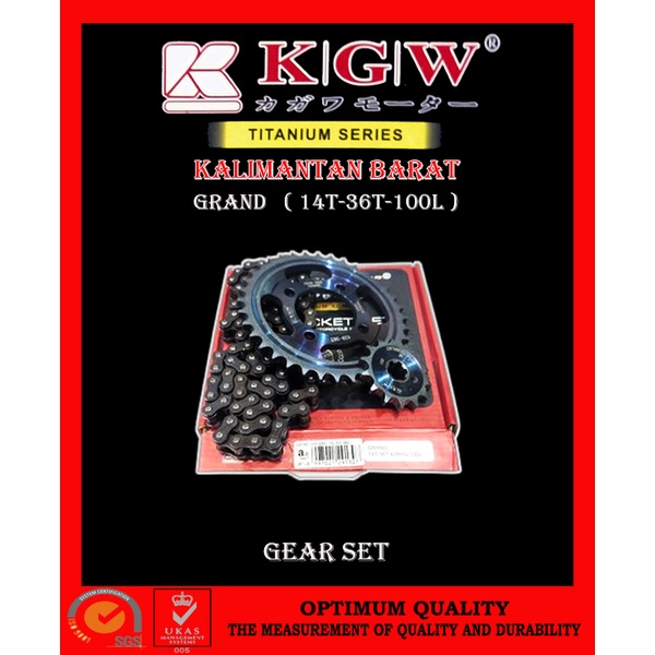 GEAR GIR SET PAKET KOMPLIT HONDA GRAND KAGAWA