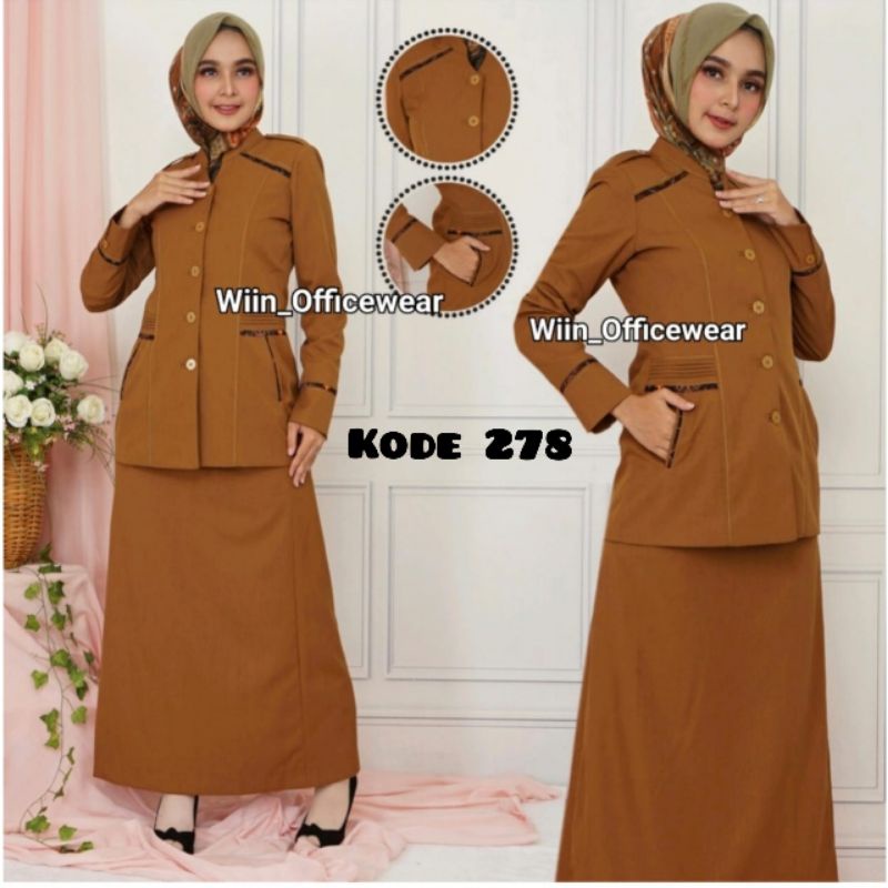 Blazer Pemda Aceh Rok A List Batik