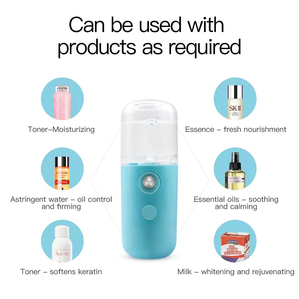 Fashion Fair - Nano Spray Portable K56 USB Face Mist Wajah / Sprayer Pelembab Wajah / Mini Facial Humidifier