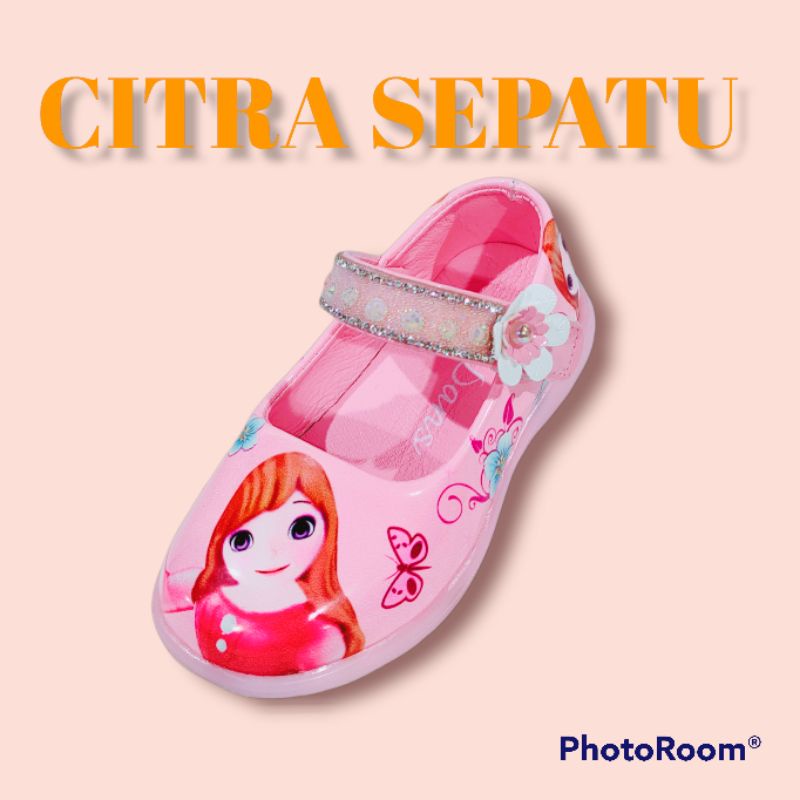 dans sepatu anak tansi princess cewek perempuan-Pink