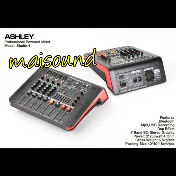 POWER MIXER AUDIO ASHLEY STUDIO 4 MIXER ASHLEY STUDIO4 ORIGINAL