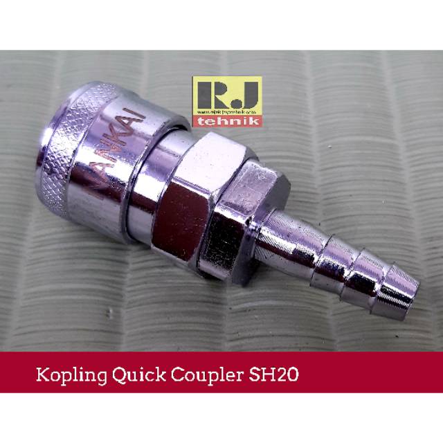 Jual SH20 Quick Coupler Sambungan Selang Angin Adapter Kompresor ...