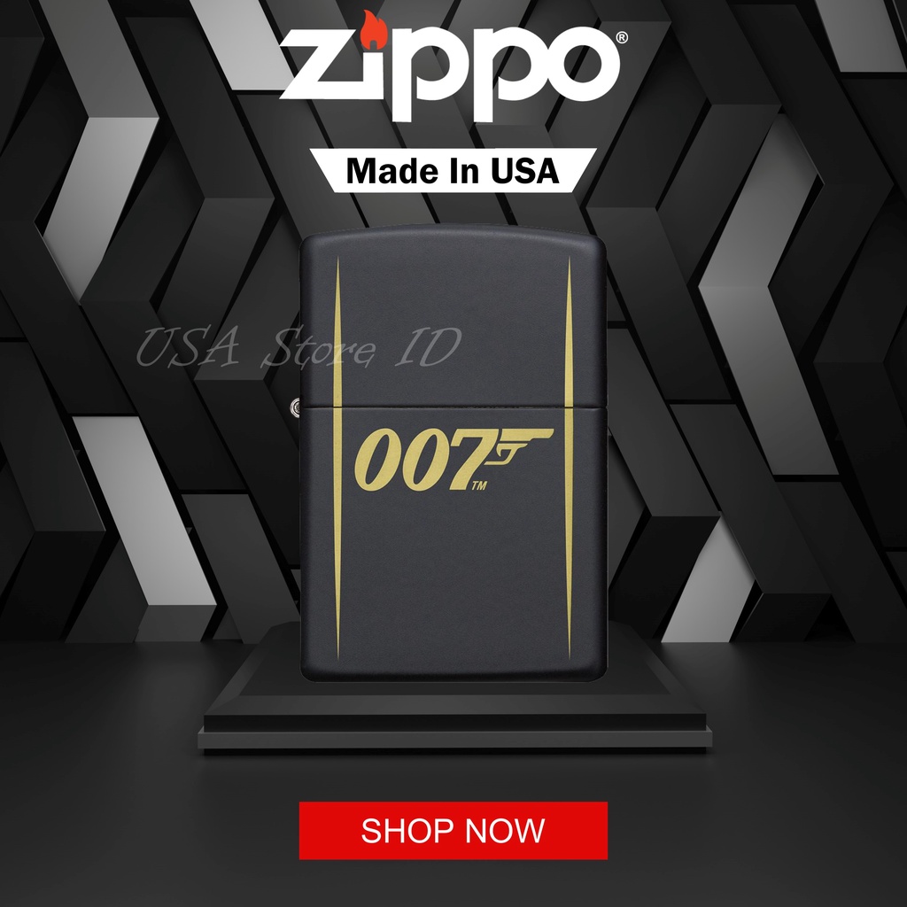 Zippo James Bond 007 Original 49539 Original 100% Garansi Resmi USA