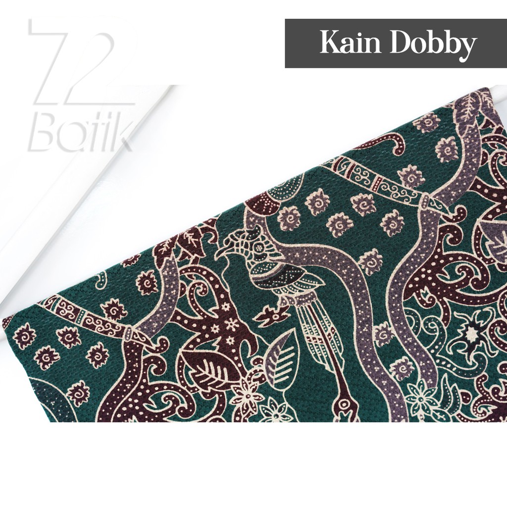 KAIN BATIK PREMIUM Dobby Motif Peksi Adiwilaga Warna Hijau Ijo Tua Dolbi Dobi Doby 723550 Cap 72 Jarik Jarit Samping Kebat Panjang Batik Dobby Modern Premium Bahan Seragam Batik Pernikahan Kantor Keluarga Murah Kamen Jadi Batik Bali Lembaran