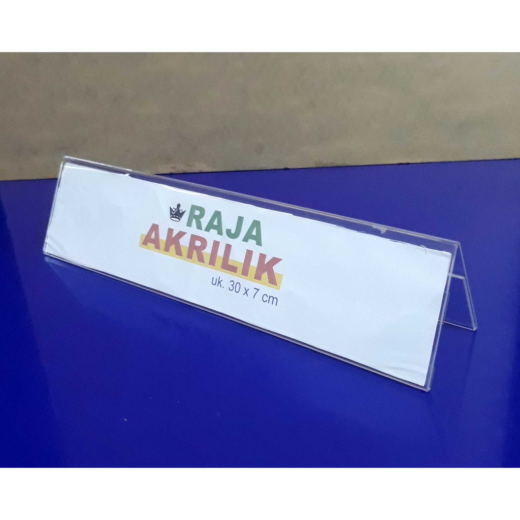 

Acrylic Temat nama bentuk segitiga