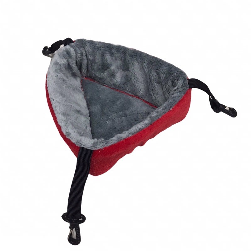 CORNER POUCH SUGAR GLIDER DI SUDUT KANDANG MODEL SEGITIGA TEMPAT TIDUR SUGAR GLIDER SLEEPING GLIDER