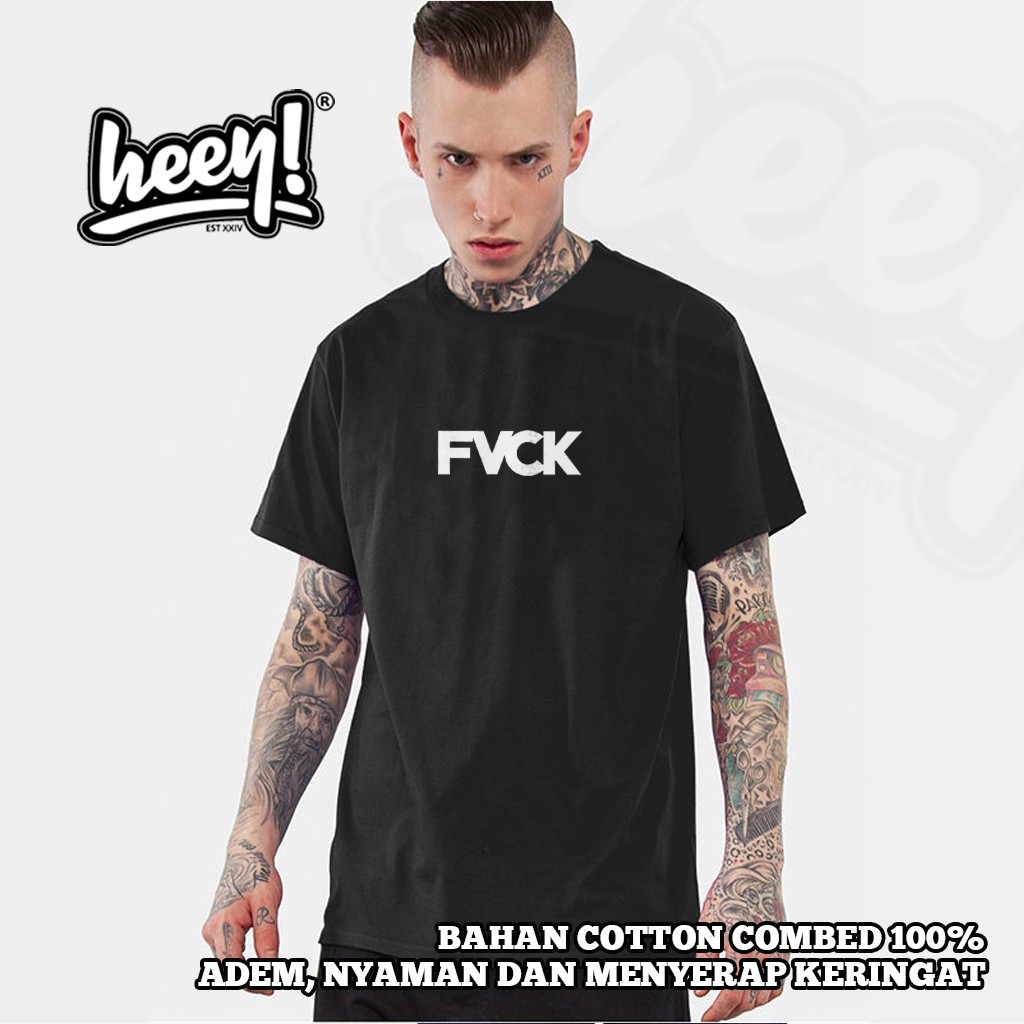 Kaos Distro Fvck Unik Lucu Ready Big Size Jumbo 3xl 4xl Shopee