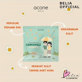 ACONE Face &amp; body Mask | Masker Wajah | Masker Badan | Masker Bubuk 10gr (✔BPOM) (KIM)