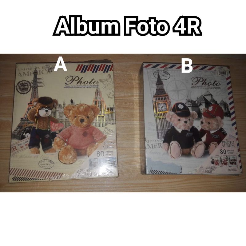 Album Foto Size 4R (4x6 Inch) 80 Slot Photo Album