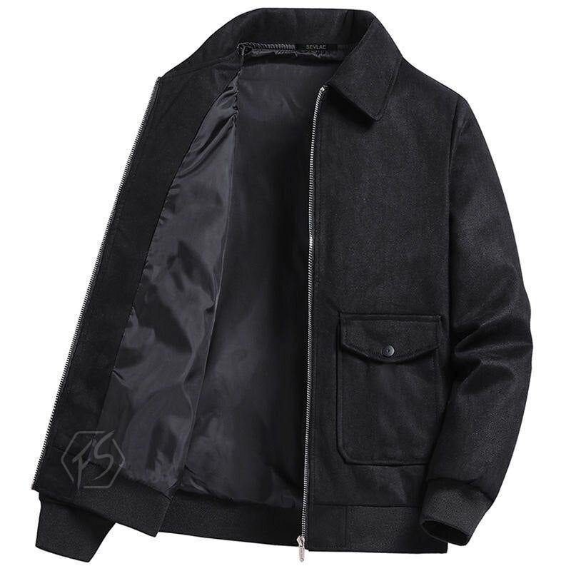 Jaket Kasual Pria keren Terbaru Kerah jas