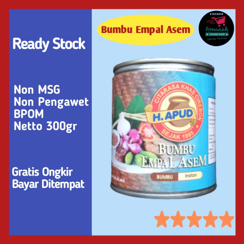

Bumbu Empal Asem H.Apud Bumbu Empal Asem Kaleng Instant 300gr