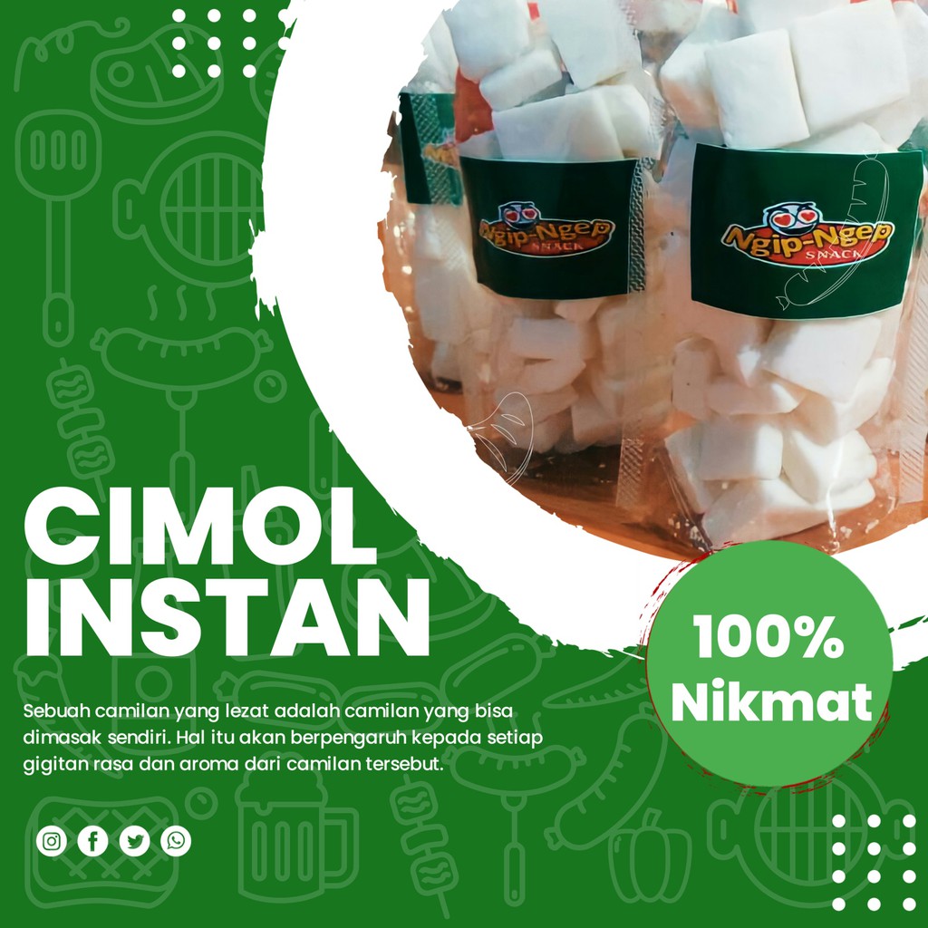 

CIMOL MENTAH TINGGAL GORENG LENGKAP DENGAN BUMBU TABUR