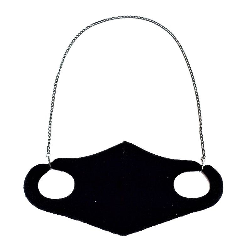 Kalung Gantungan Masker Strap Mask Hanging New Black Chain Series