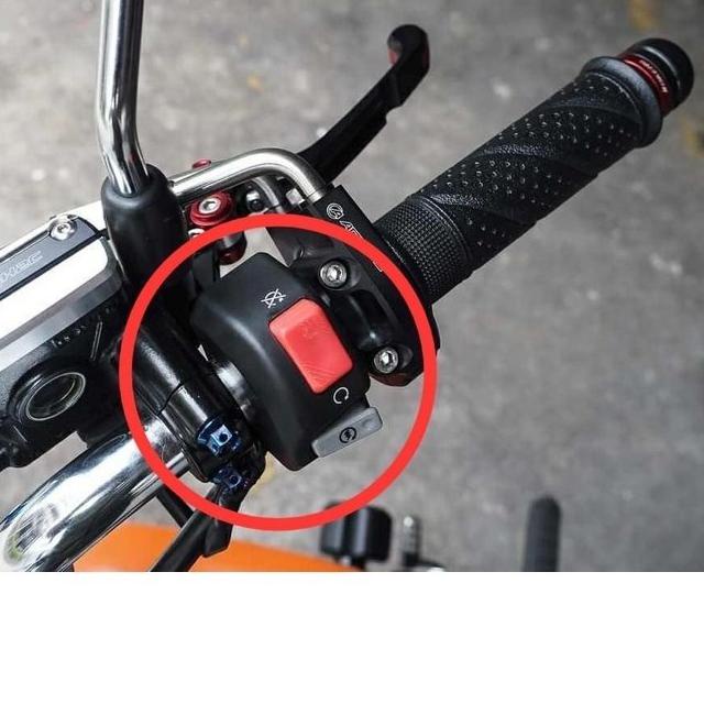 ➷ Gas Spontan Domino 2 kabel Gas Spontan crf 150 KLX plus Saklar on off Starter KTC ←