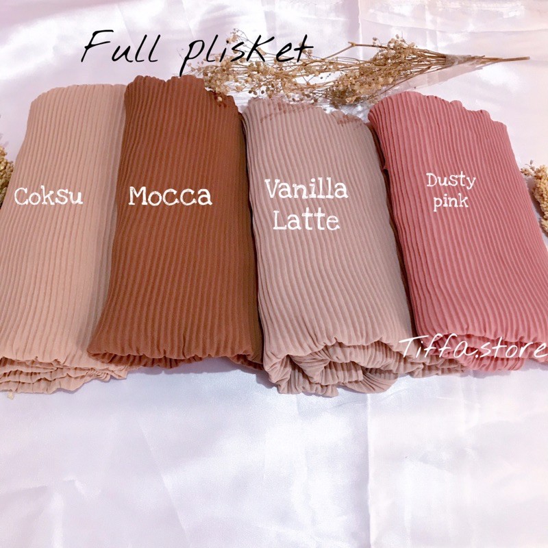 PASHMINA PLISKET (FULL PLISKET) CERUTY BABYDOLL