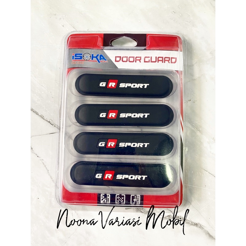 Doorguard karet pelindung pintu mobil GR SPORT black door guard toyota agya avanza new rush