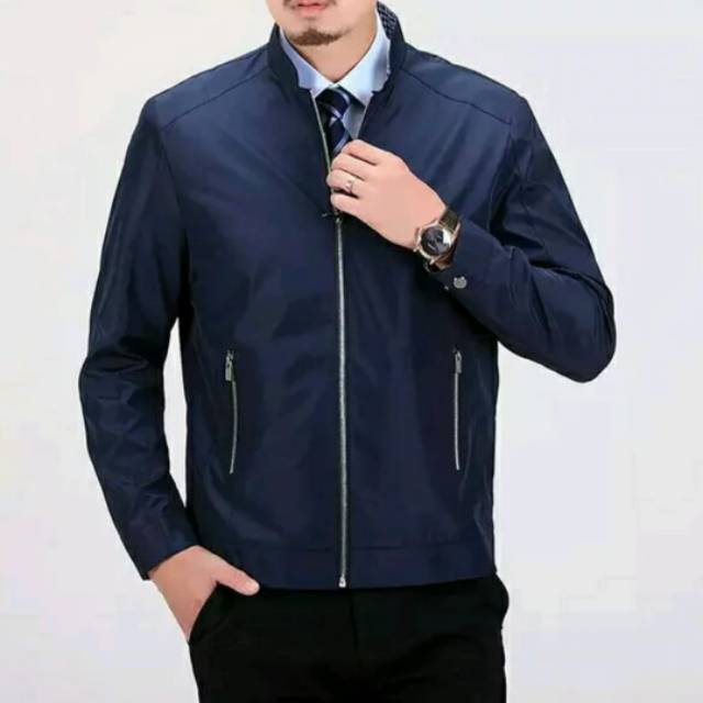 Jaket pria semi formal jaket kantoran pria
