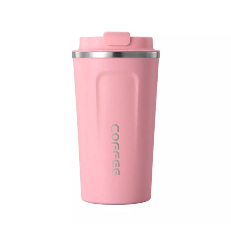 New product Termos coffe berkualita / Tumbller mini tahan menyimpan panas 24jam / Termos unik-Pink