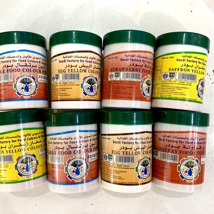 

kbvy Saffron Yellow colour powder pewarna nasi bubuk safron bubuk kuning saffron orange saffron strawberry ♣ 1