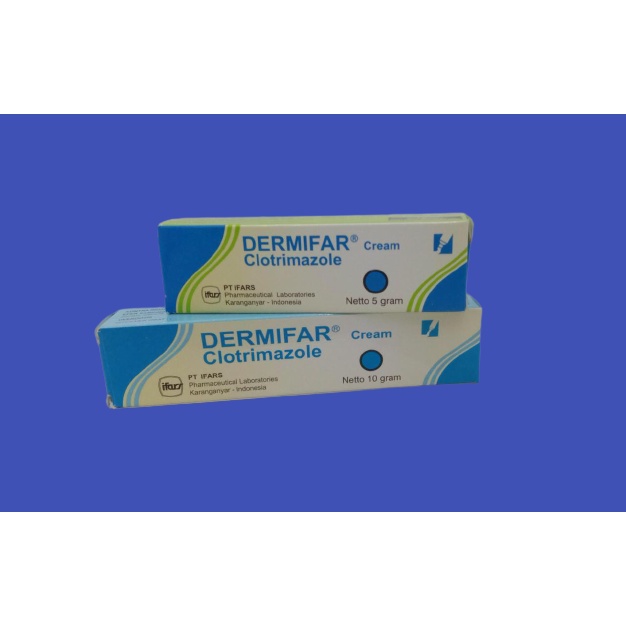 DERMIFAR (CLOTRIMAZOLE) KRIM 2 UKURAN
