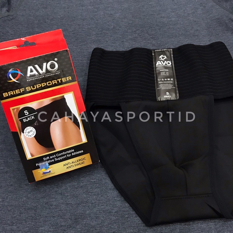 AVO Brief Supporter / Celana Hernia / Korset Supporter / Celana Dalam Pria
