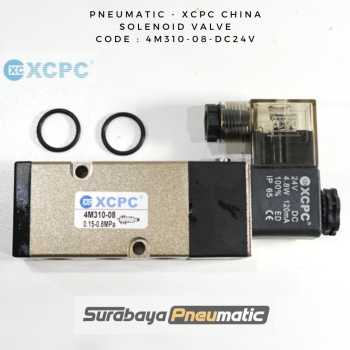 Solenoid Valve - 4M310-08-DC24V - Selenoid Pneumatic XCPC - 4M310 08