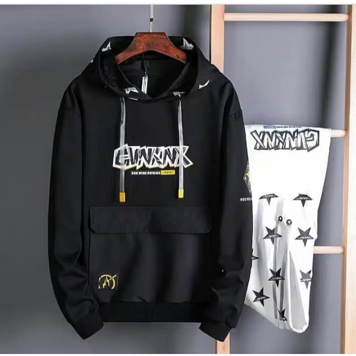 TERMURAH  COD Jaket Sweater Hoodie Pria Distro stussyOriginal Big Size Jumbo M - XXL