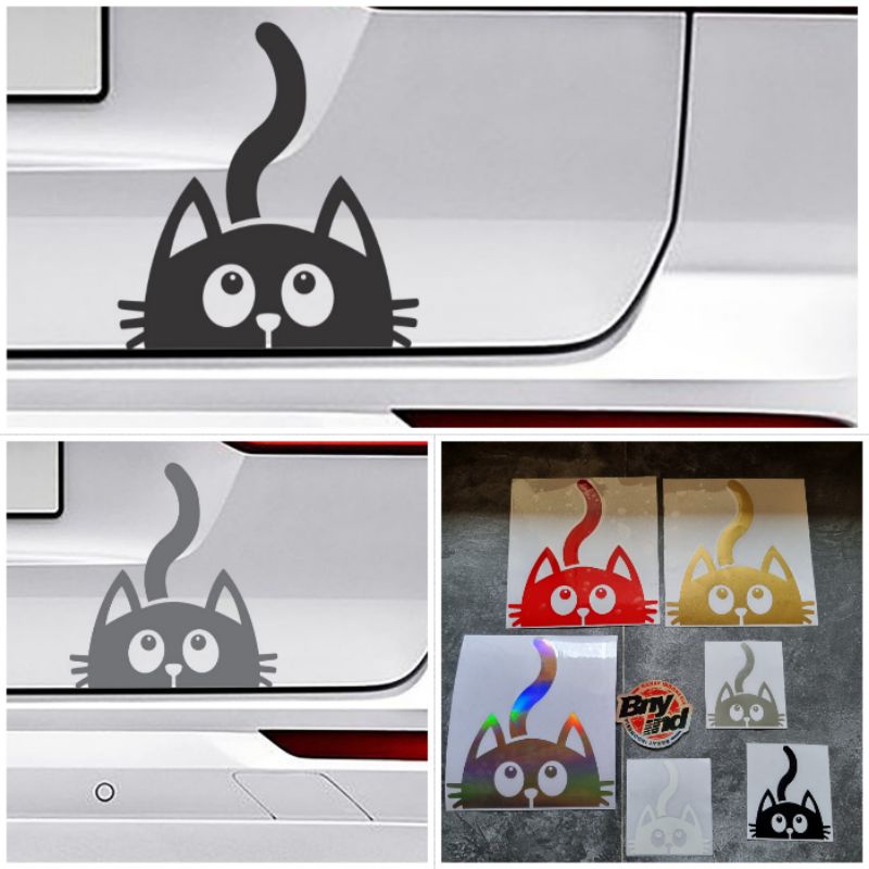 STICKER STIKER KUCING EKOR CUTTING