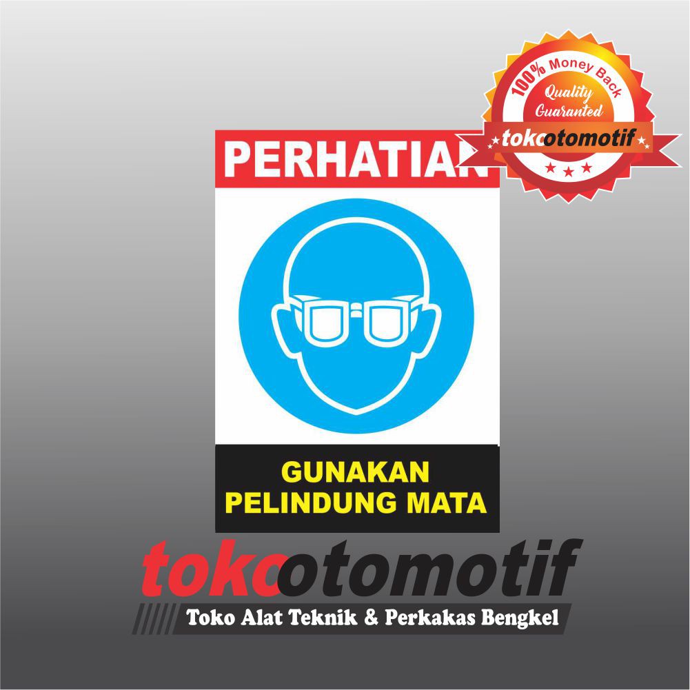 

Sticker Safety Sign K3 Gunakan Pelindung Mata