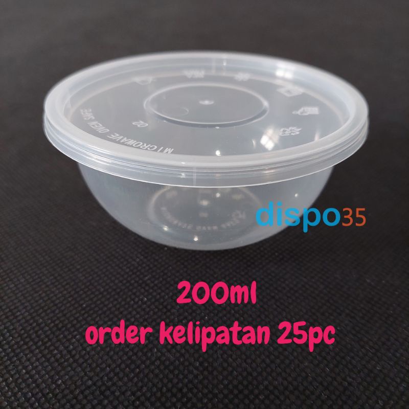 THINWALL ROUND/BULAT PLASTIK 200ml