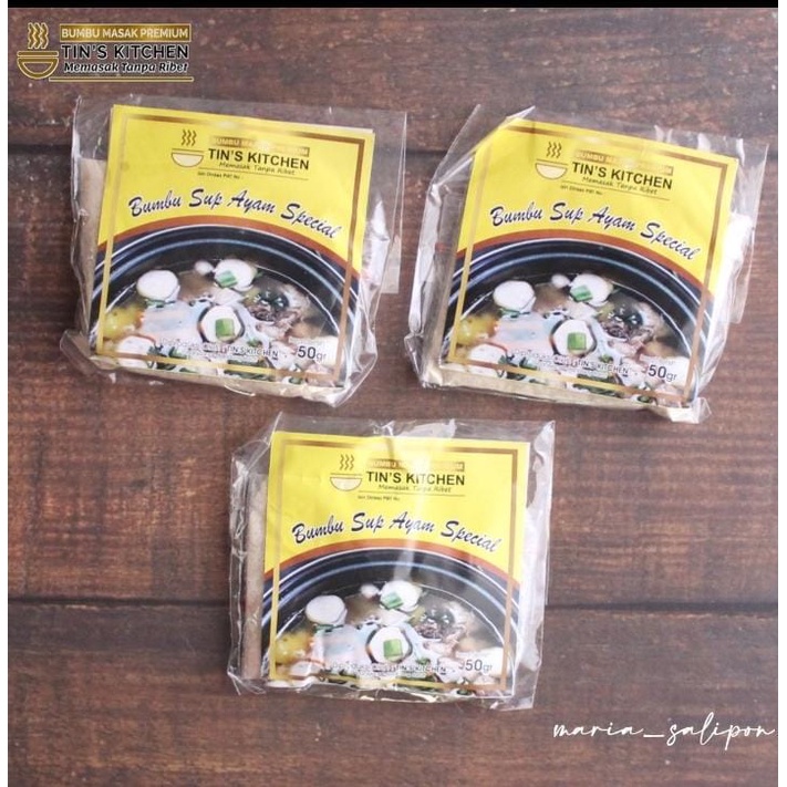 

Tins Kitchen Bumbu Sop Ayam Sachet