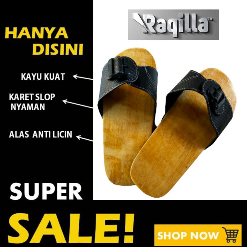 sandal wudhu bakiak sandal kayu bakiak sendal wudhu kayu sendal kayu bakiak untuk wudhu model 2 strip