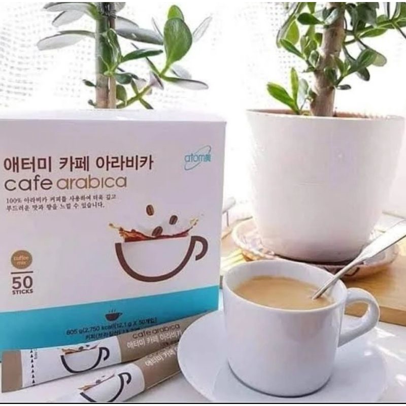 

KOPI Atomi cafe Arabica |Kopi instan 50 stick [Atomi]
