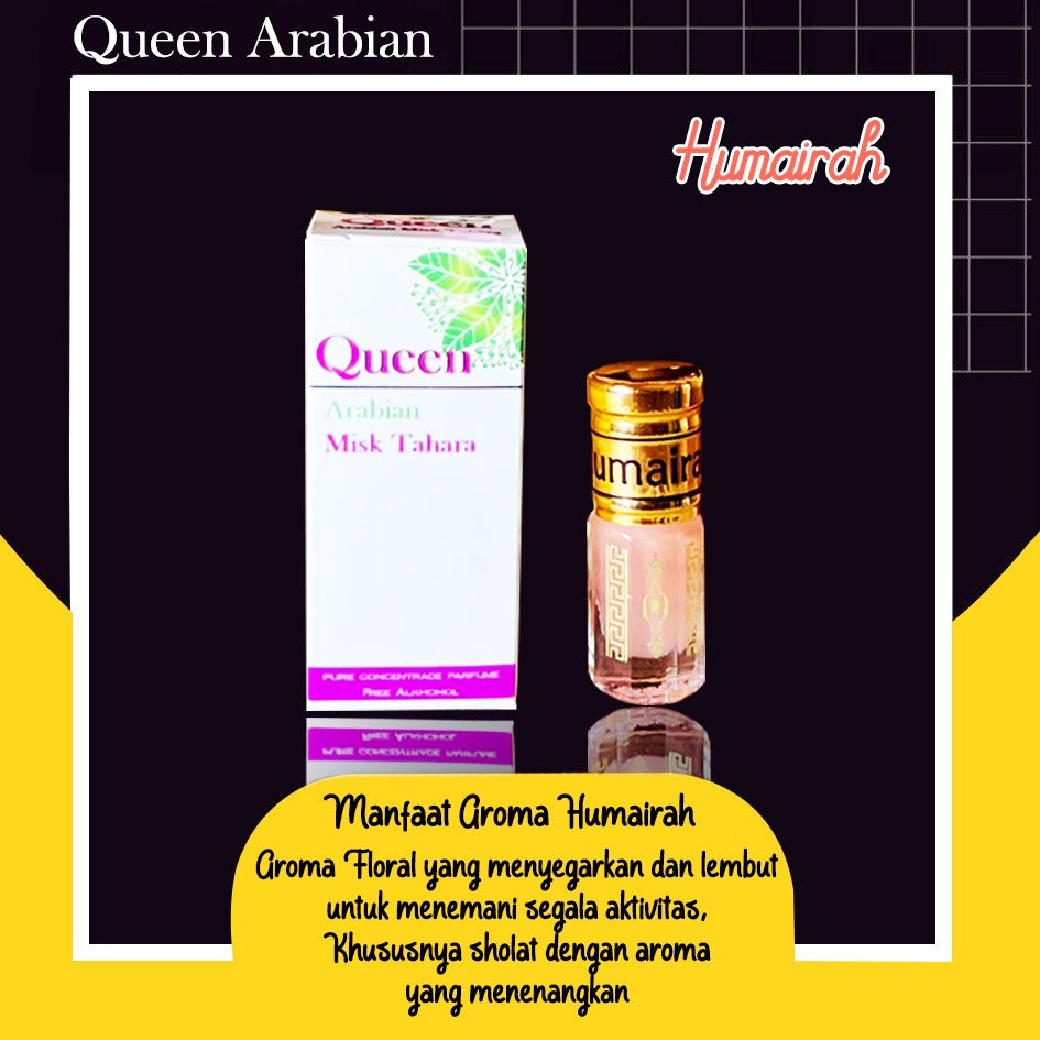 Parfum Arabian Misk Humairah Asli Saudi Arabia Non Alkhohol Misk Thaharah Original 100% Misk Thahara Misk Tahara Misk Taharah Musk Thaharah