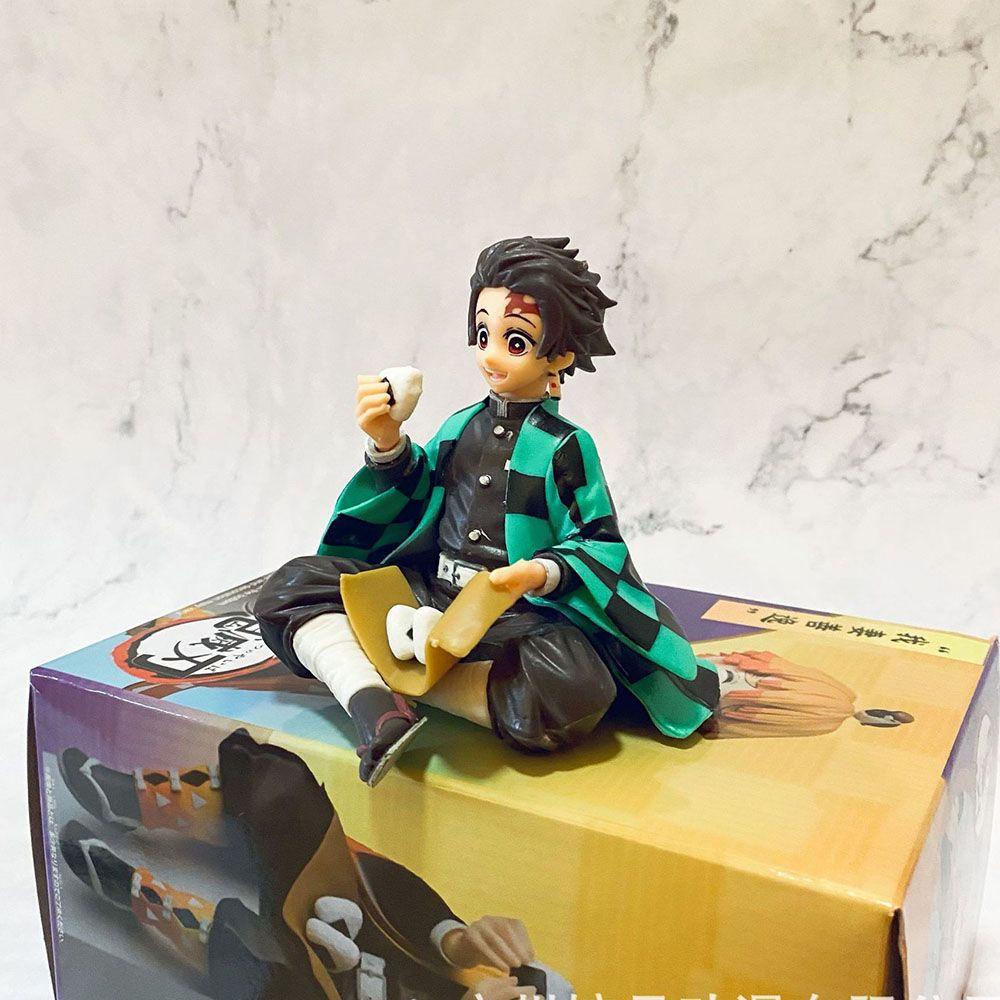 Top Patung Anime Pemandangan Dekorasi Kerajinan Miniatur Model Mainan Kartun Modle Patung Mini Demon Slayer Kimetsu No Yaiba