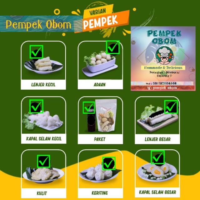 

Pempek Obom Kecil
