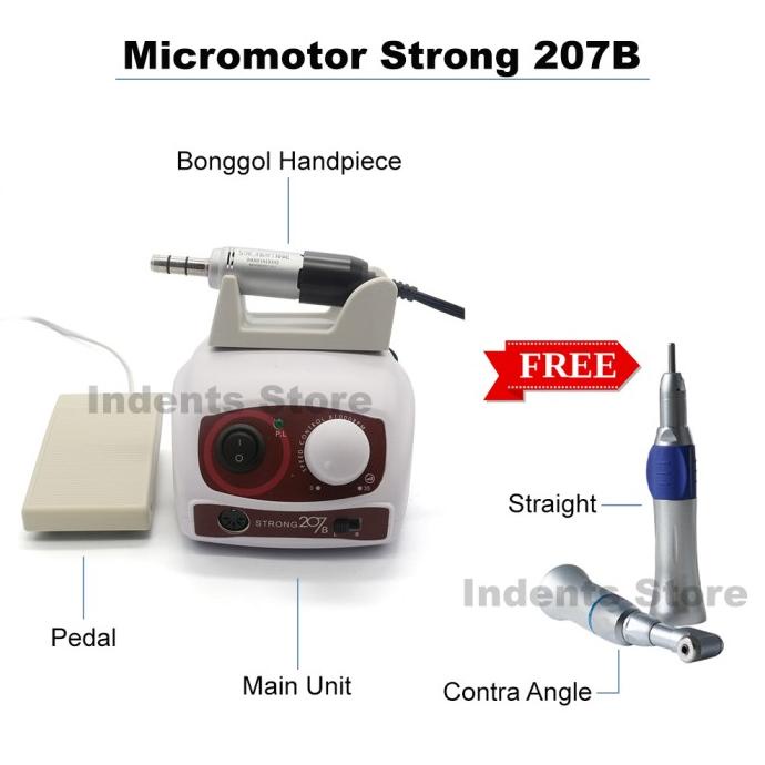 Dental Micromotor Strong 207B / Mikromotor Siswa