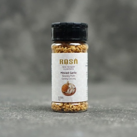 

Minced Garlic / Bawang Putih Goreng Cincang 45gr - Rasa Rempah Nusanta