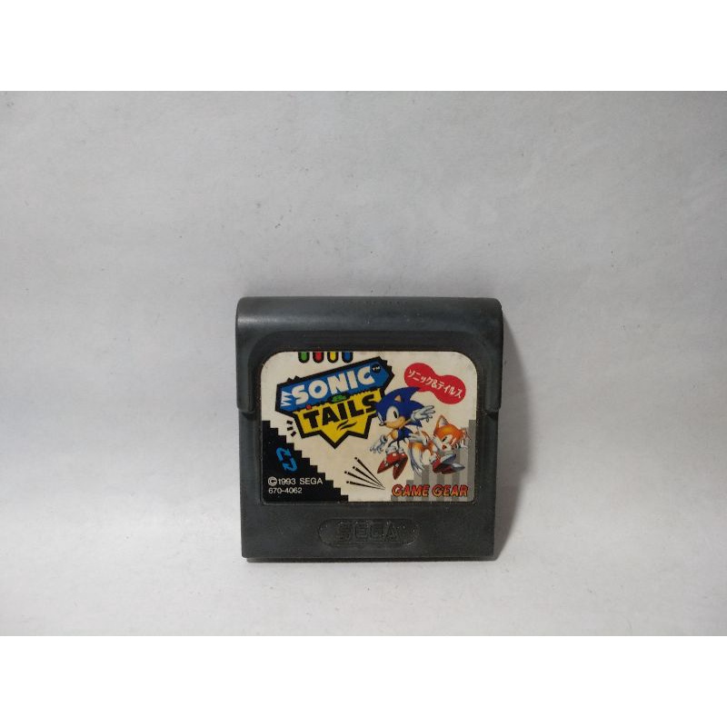 Jual Kaset Video Cartridge Cassette Sega Game Gear Sonic Tails Hedgehog