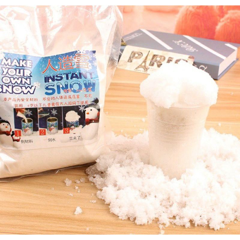 Salju Putih Bubuk Instant Fake Snow Salju Buatan botol 60 ml