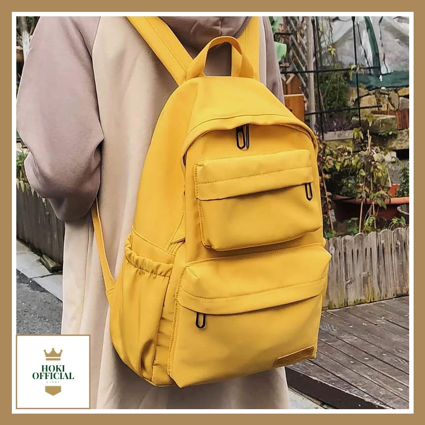 [COD] Tas Ransel Wanita Desain Vintage Tas Wanita Colorfull Tas Sekolah Ada Slot Laptop HokiOfficial