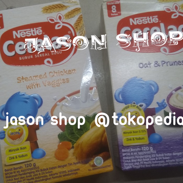 Cerelac bubur sereal susu 8 bubur bayi cerelac 120 gram