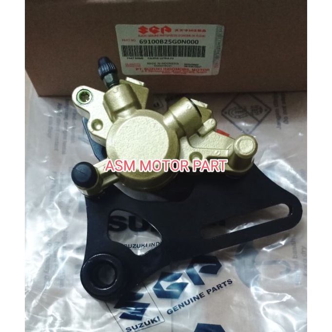 KEPALA PALA BABI BELAKANG SUZUKI SATRIA FU 150 KARBU PLUS BREKET KALIPER CALIPER REAR SUZUKI SATRIA 
