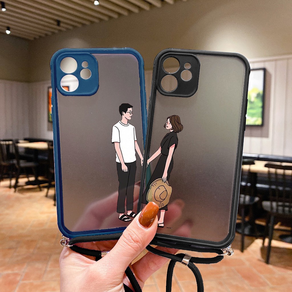 MY CHOICE COUPLE CASE SLING CASING HP TECNO SPARK XIAOMI REDMI NOTE 6 PRO NOTE 7 NOTE 7 PRO NOTE 8 N